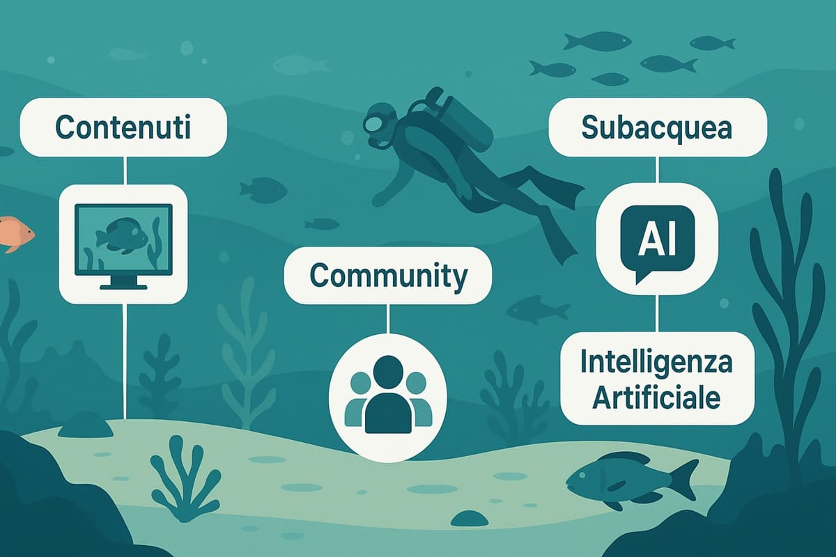 Scopri le funzioni principali di una community online dedicata alla vita marina